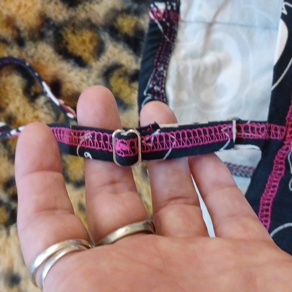 NWT Hot Topic 🔥 2x skeleton animals corset,pink / black cami tank. - Picture 9 of 15
